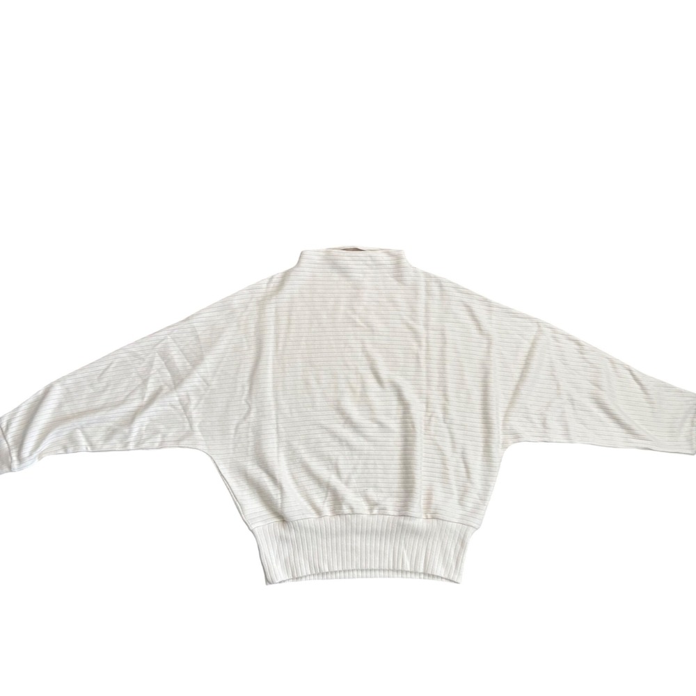 Madewell Ribbed Mockneck Dolman Top Womens‎ Medium Cream NY313 - Picture 3 of 8